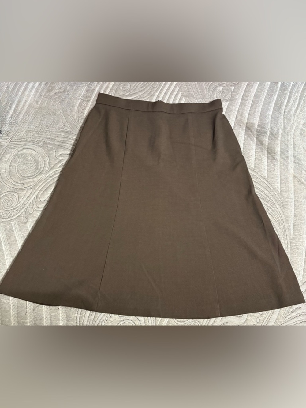 Counterparts Chocolate Brown A-Line Skirt